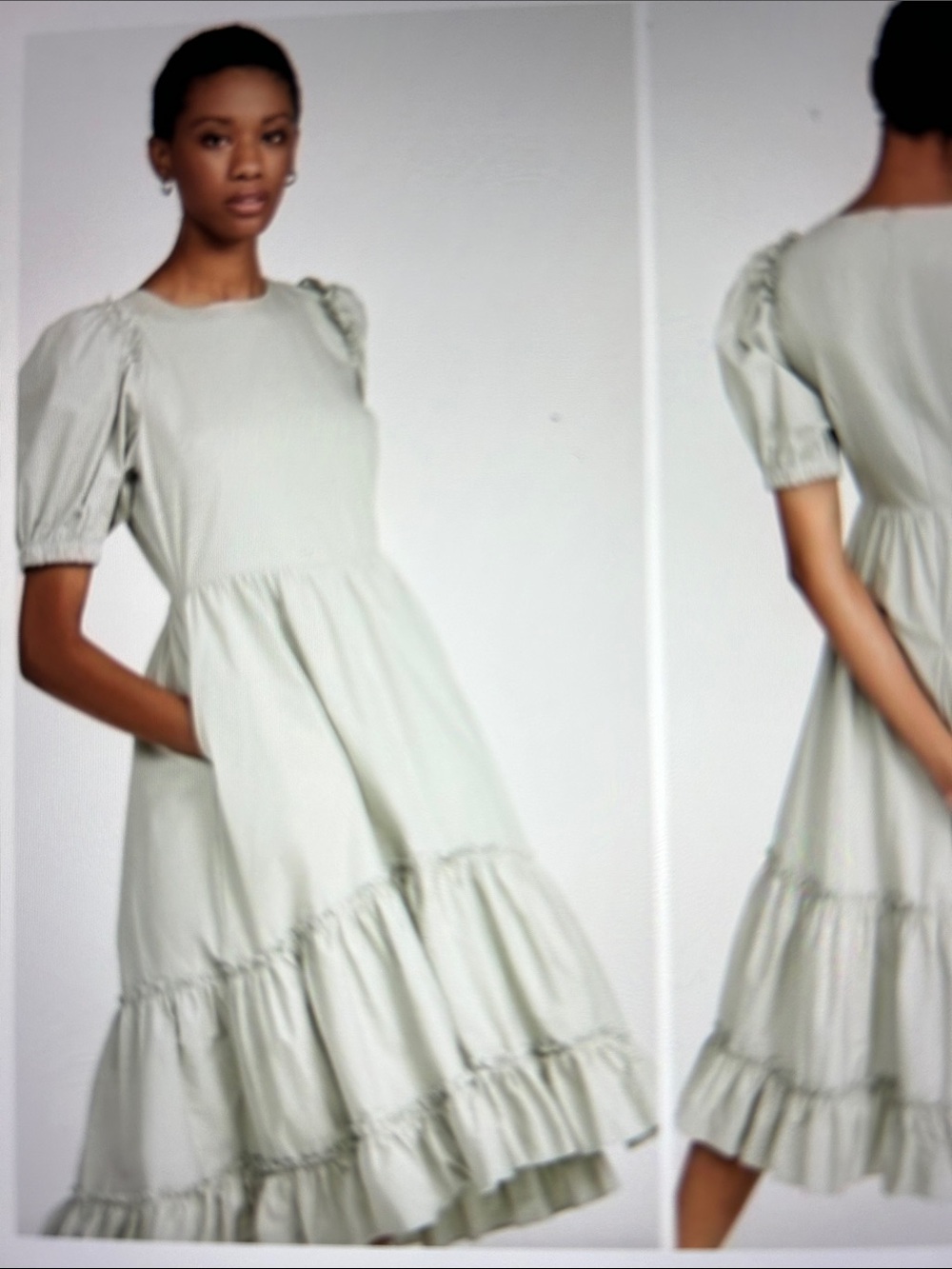English Factory Tiered Midi Dress